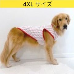 メルカリ 犬服 接触冷感 4XL 野球ユニフォーム Tシャツ ストライプ 中型犬 大型犬 ひんやり クール ベスト 熱中症対策 doggystar ドッギースター