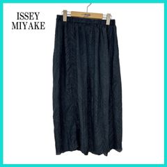 美品 ISSEY MIYAKE WHITE LABEL イッセイミヤケ ホワイトレーベル ボトム スカート  ひざ丈スカート おしゃれ レディース 絹