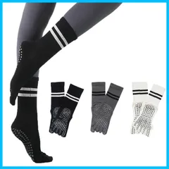 【速発送】ｍ ピラティス 靴下 5本指 ヨガソックス 滑り止め ヨガ靴下 5本指ソックス レディース 綿 吸汗 吸湿 通気 速乾 抗菌消臭靴下 スポーツソックス ピラティスソックス ロングソックス 四季適用 6色展開 ピラティス靴下