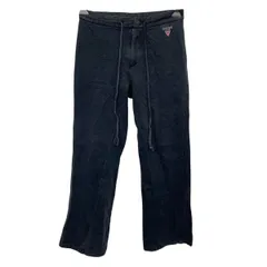 GUESS ジャージパンツ S ダークグレー ゲス イージーパンツ ウエストロープ 裏起毛 スウェット 古着卸 アメリカ仕入 2506-1341のサムネイル