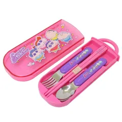 【メール便】クレヨンしんちゃん お箸＆フォーク＆スプーンセット 抗菌食洗対応スライドトリオセット スケーター 新学期準備 アニメキャラクター グッズ 