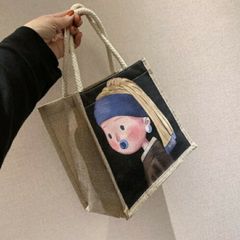 HARGIO ジュートバッグ ミニバッグ ミニトート エコバッグ サブバッグ 麻