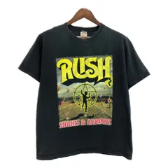 00年代 RUSH ラッシュ 2008 ツアーＴシャツ バンド ブラック(メンズ XL)中古 古着 U2024のサムネイル