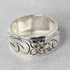 【研磨済】美品 ハワイアンジュエリー リング 指輪 シルバー925 7.5号
