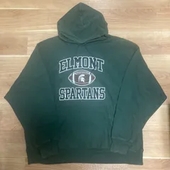 古着 Champion チャンピオン カレッジ ELMONT SPARTANS American Football Reverse Weave リバースウィーブ PREMIUM REVERSE WEAVE フーディー スウェットパーカー High school