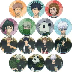 【中古】バッジ・ピンズ 全14種セット 「呪術廻戦×東武動物公園 描き下ろしイラスト 飼育係ver. トレーディング缶バッジ」