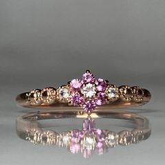 JEWELRY TSUTSUMIエレガントなピンクルビーリング11# - メルカリ