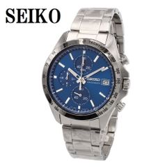 鈴*木様 SEIKO SBTQ071 クロノグラフ 青文字盤 腕時計 - メルカリ