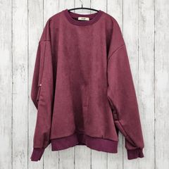 【 Enewd nina 】エニュードニーナ 「ZOZO限定」スウェード スタッズ オーバーサイズ スウェット