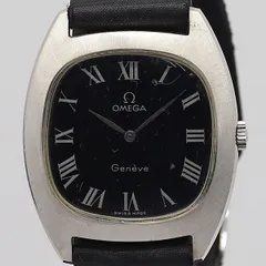 ✨オメガ✨OMEGA✨ジュネーブ✨スクエア✨腕時計✨ 楽天市場】オメガ OMEGA ジュネーブ スクエア デイト 自動巻き