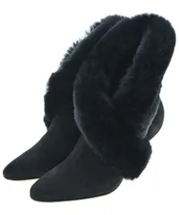 34.5マノロ・ブラニク　ジップ　フェイクファーブーツ 日本上陸なるか!? リアーナと「マノロ ブラニク」のコラボシューズに注目