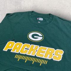 US古着 NFL アメフト フットボール Packers グリーンベイ パッカーズ Tシャツ L グリーン