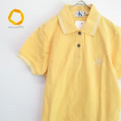 カルバン・クライン Calvin Klein カットソー ポロシャツ CK ロゴ刺繍 811903k★