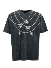 BREATH / necklace v neck tee