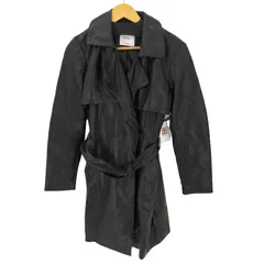マンゴ MANGO ラムレザートレンチコート レディース import：M のサムネイル
