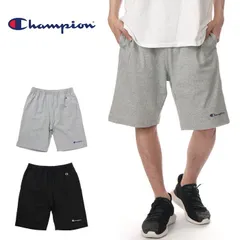 【新品】チャンピオン ハーフパンツ メンズ レディース CHAMPION ショーツ 24SS ベーシック スウェット ショートパンツ 天竺 大きいサイズ アメリカ綿 カジュアル スポーツ ブランド M L XL XXL 黒 グレー C3-X518