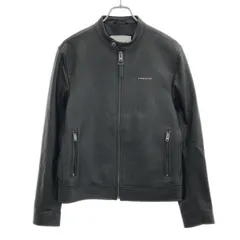【値下げ】COACH レザーライダース COACH（コーチ）の「COACH Coach Leather Moto Jacket