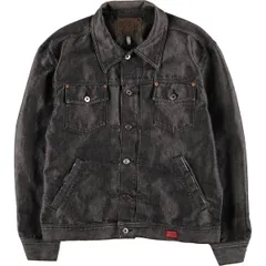 古着 90年代 ゲス Guess ブラック デニムジャケット Gジャン USA製 メンズL相当 ヴィンテージ/eaa573273