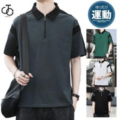 【送料無料】ポロシャツ メンズ 半袖 Tシャツ 制服 仕事 ゴルフウェア 夏服 春秋 コットン ビジネス 父の日 通勤 紳士服 作業服 ゆったり 【売れ筋商品】ZZ520