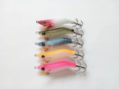 全て夜光仕様　エギ　1.5号　5色　セット　約6.5cm 約3.6g 小さいイカに！ アオリイカ ヤリイカ スルメイカ マイカ コウイカ ヒイカ