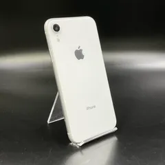 【全額返金保証】【最速発送】Apple iPhone XR 64GB ホワイト SIMフリー 動作確認済 82%