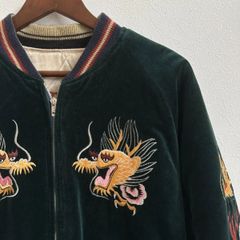 テーラー東洋　TAILOR 東洋　スカジャン　別珍　リバーシブル　龍　沖縄　XL Talor Toyo - テーラー東洋 スカジャン リバーシブル 別珍 襟