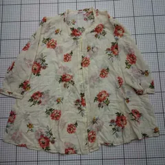 ◇ ⊂ スーパーハッカ 花柄コットンシャツワンピース 04150741 ベージュ系 レディース レディース E  【1509190040524】