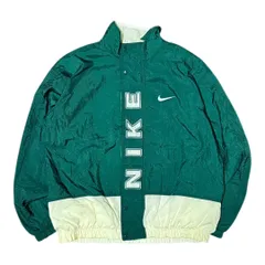 【古着/USED】vintage NIKE ナイキ ナイロンジャケット 白タグ スポーツ ブルゾン ジャンバー(Lサイズ)