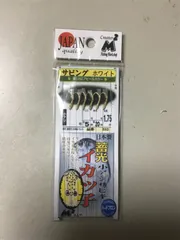 蓄光ホワイトサビキ6本針4枚のサムネイル