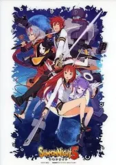 【中古】下敷き 集合(5人/ダイス) B5クリア下敷き 「PSPソフト サモンナイト5」 WonderGOO購入特典