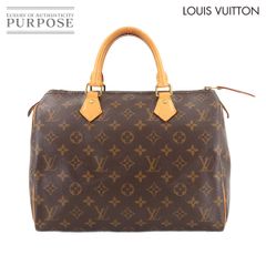 ルイ ヴィトン LOUIS VUITTON モノグラム スピーディ 30 ハンド バッグ ブラウン M41108 ゴールド 金具 Speedy 30 90290815
