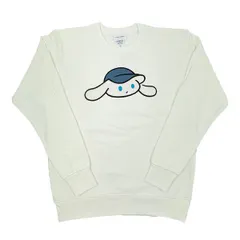 サンリオ アイシナモロール スウェットトレーナー Lサイズ (ホワイト) アパレル Sanrio