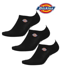 新品 未使用ディッキーズ Dickies 3足セット ロゴ刺繍底パイル レディース ソックス 517089【メール便】 Aブラック