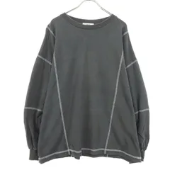 niko and... ニコアンド 長袖 スウェット グレー メンズ 古着