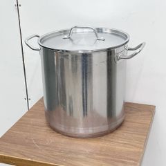 ステンレス寸胴鍋 28cm 蓋付き 中古 業務用 厨房
