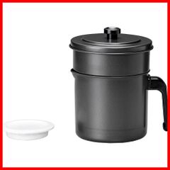 【人気商品】高木金属工業 takagi metal オイルポット 油漉し 油ポット 油保存 高性能フィルター 付属 0.9L お手入れ簡単 日本製 フッ素コート 活性炭 小さい 油入れ容器 油 保存 油保存ポット ステンレス 植物油用 KWP-0.9