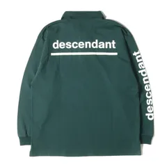 DESCENDANT 長袖　ポロシャツ　サイズ4 XL DESCENDANT ディセンダント ポロシャツ 4(XL位) 緑