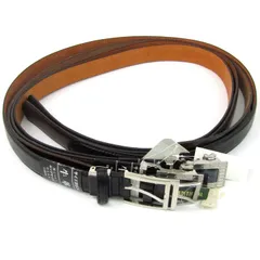 ベルト 4点セット 牛革 レザー 95cm 110cm ロングサイズ まとめて メンズ 【中古】