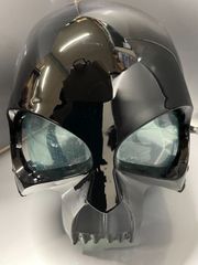 DOT規格 ※競技用 ヘルメット SKULL ブラック（M-L-XL）スカルデザイン スタイリッシュでかっこいい！！