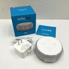 【未使用】Echo Dot with clock 第3世代 スマートスピーカー 時計付き alexa/アレクサ amazon