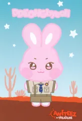 ATEEZ ランダムトレーディングカード SEONGHWA ANITEEZ IN TREASURE イラスト