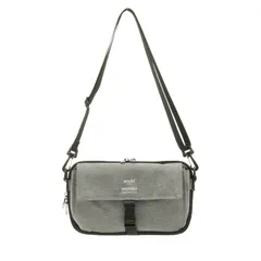 ☆ GY.グレー ☆ 高密度杢調ポリ多収納ミニショルダー ミニショルダー レディース メンズ ミニショルダーバッグ 斜めがけ ななめ掛け サコッシュバッグ 2WAY サコッシュ 肩掛け ショルダー 多機能 大容量 クラッチバッグ ポーチ