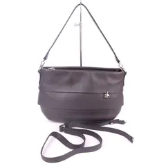 ニナリッチ ショルダーバッグ レザー 2way 斜め掛け 肩掛け ブランド 鞄 カバン レディース ブラウン NINA RICCI 【中古】