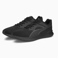 【新品】PUMA　ユニセックスランニングシューズ　Transport  377028-05　プーマブラック/プーマブラック　25.0, 25.5, 26.0, 26.5, 27.0, 27.5