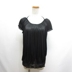 アディアム ADEAM チュニックブラウス ノースリーブ プリーツディテール XS ネイビー系 /UO レディース アディアム ADEAM チュニックブラウス ノースリーブ プリーツ