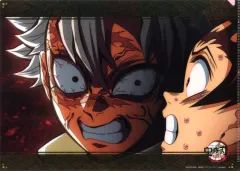 【中古】クリアファイル 不死川実弥＆竈門炭治郎 名場面レイヤードA4クリアファイル 「鬼滅の刃 柱稽古編×ufotable DINING 第三期」 お楽しみくじ景品