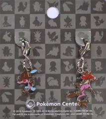 【中古】キーホルダー・マスコット(キャラクター) 690.クズモー＆691.ドラミドロ 全国ずかんメタルチャーム(2個セット) 「ポケットモンスター」 ポケモンセンター限定