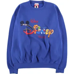 古着 MICKEY INC DISNEY ディズニー キャラクタースウェットシャツ トレーナー USA製 メンズM相当/eaa576602