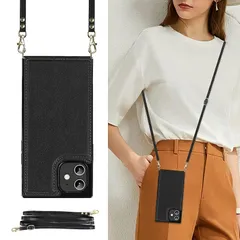 iPhone12 mini 5.4（2020）対応 iPhone12 mini スマホ ケース 肩掛け 首かけ 斜めがけ ショルダー iphone12 miniケース ショルダー 縄掛けiphone12ミニ ケース 手帳型 スマホケース iphone 1