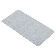 PATIKIL 60x30cm デスクマットプロテクター フェルト デュアルサイド マウスパッド ライティングマット オフィス ホーム用 ライトグレー 1